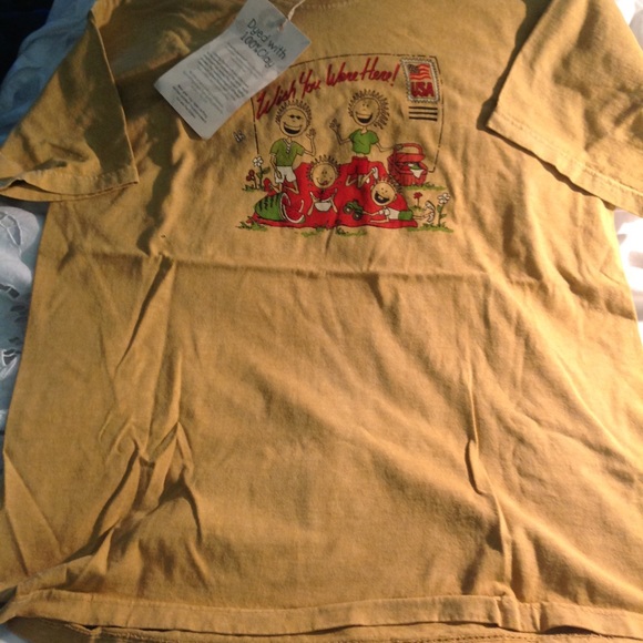 Earth Creations Clay-Dyed Large T shirt " Large - Picture 1 of 2